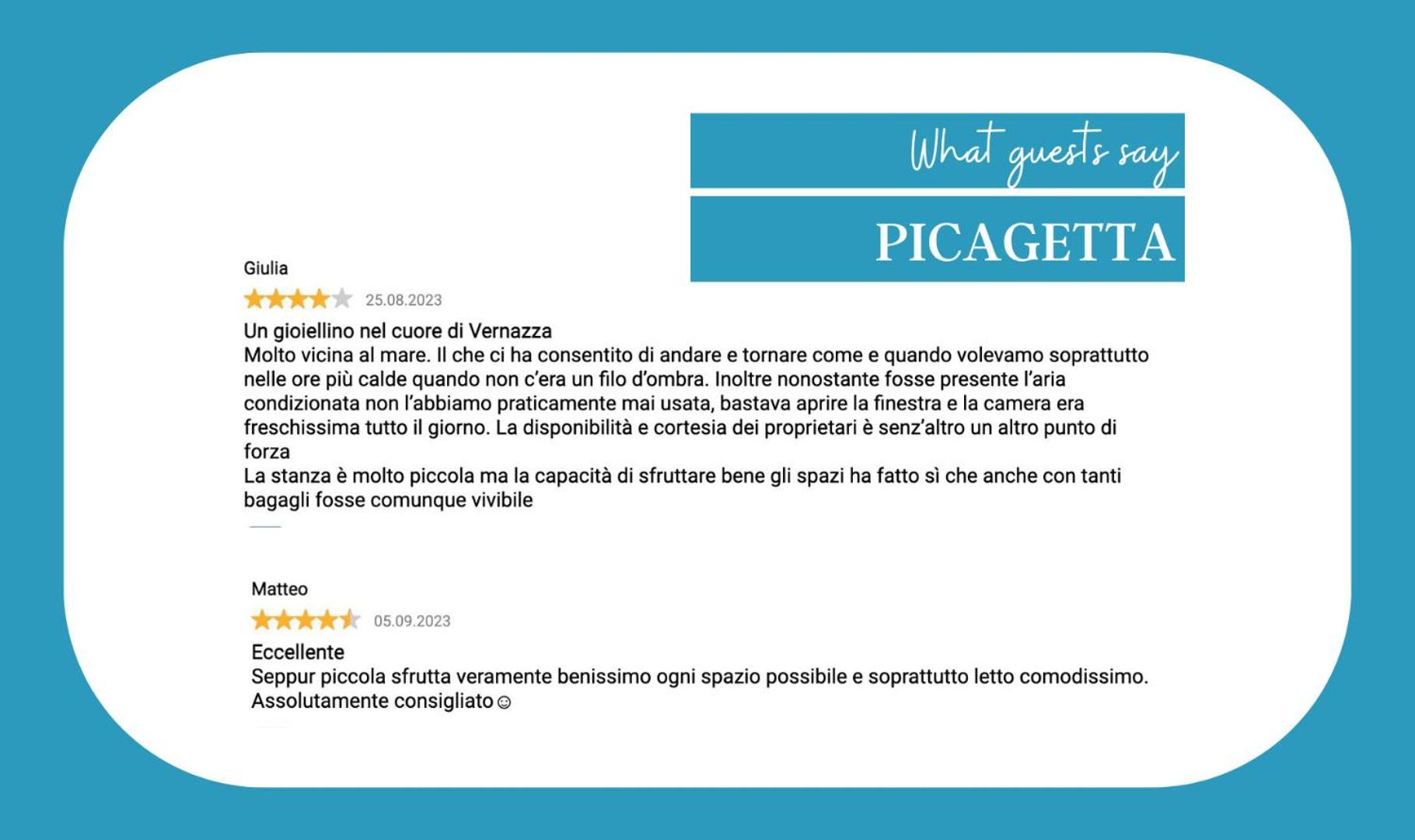 Picagetta Lägenhet Vernazza Exteriör bild